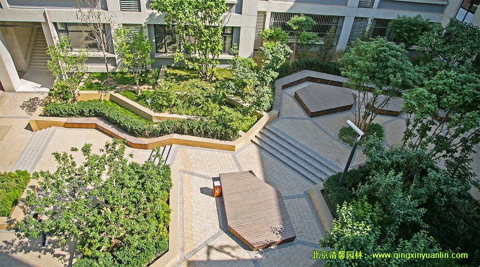 中粮万科 长阳项目 小学园林