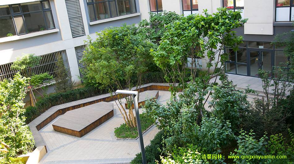 中粮万科 长阳项目 小学园林