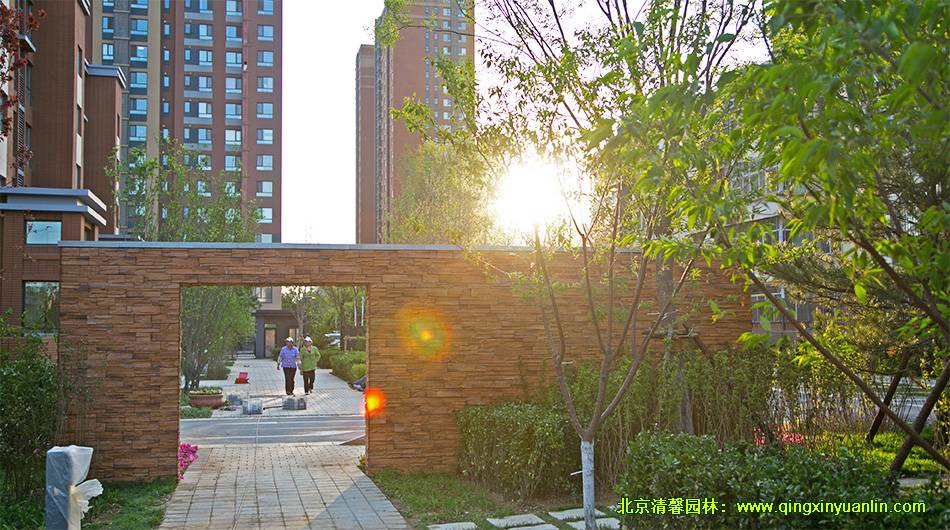 金隅万科城地产景观工程设计案例